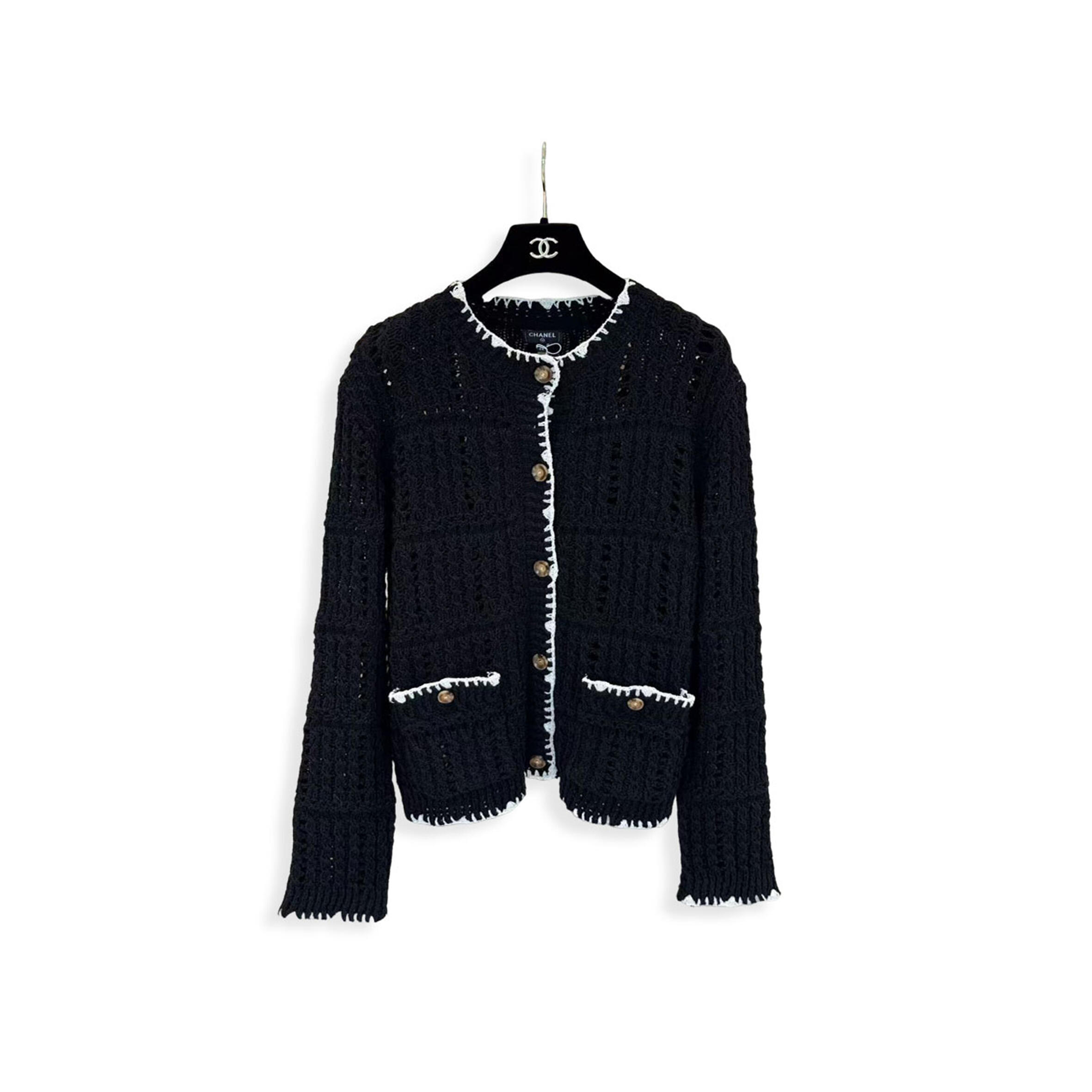 Ch**el cardigan black